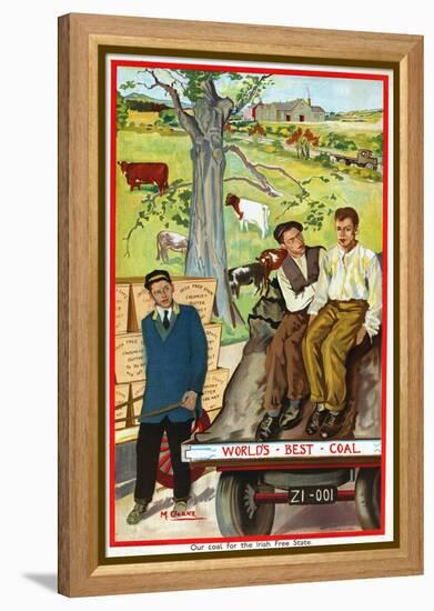 Our Coal for the Irish Free State, 1930-Margaret Clarke-Framed Premier Image Canvas