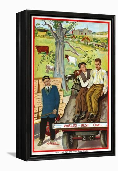 Our Coal for the Irish Free State, 1930-Margaret Clarke-Framed Premier Image Canvas