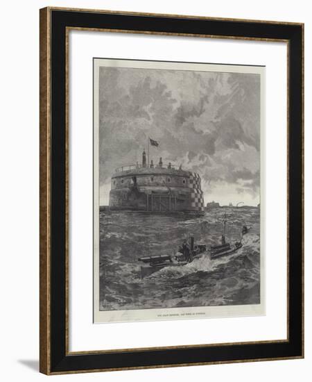 Our Coast Defences, the Forts at Spithead-William Heysham Overend-Framed Giclee Print