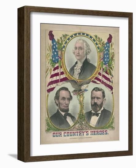 Our Country's Heroes Print-null-Framed Giclee Print