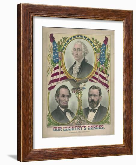 Our Country's Heroes Print-null-Framed Giclee Print