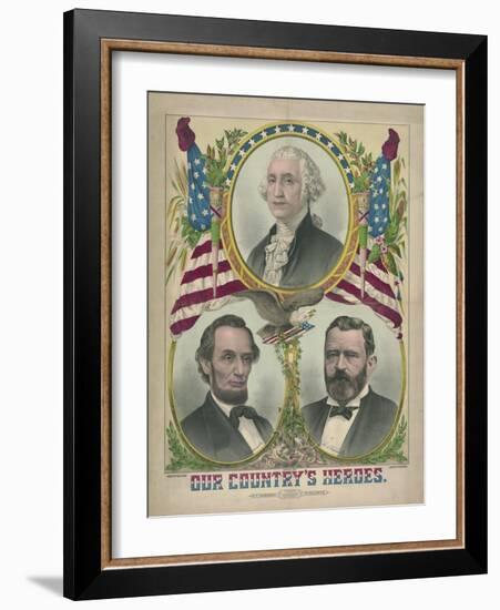 Our Country's Heroes Print-null-Framed Giclee Print