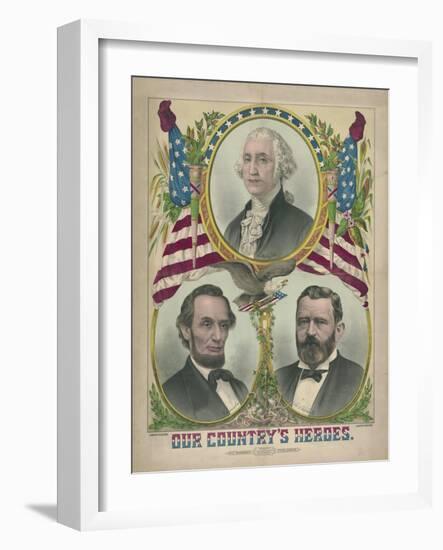 Our Country's Heroes Print-null-Framed Giclee Print