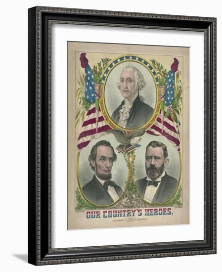 Our Country's Heroes Print-null-Framed Giclee Print