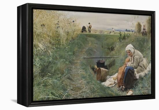 Our Daily Bread, 1886 (W/C on Paper)-Anders Leonard Zorn-Framed Premier Image Canvas