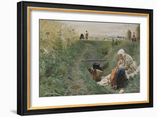 Our Daily Bread, 1886 (W/C on Paper)-Anders Leonard Zorn-Framed Giclee Print
