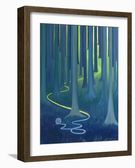 Our Daily Duties are Like a Golden String That Shows Us God's Will and Leads to Heaven, 1993-Elizabeth Wang-Framed Giclee Print