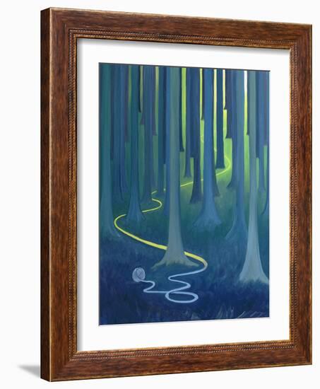 Our Daily Duties are Like a Golden String That Shows Us God's Will and Leads to Heaven, 1993-Elizabeth Wang-Framed Giclee Print