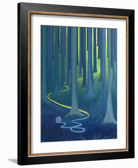 Our Daily Duties are Like a Golden String That Shows Us God's Will and Leads to Heaven, 1993-Elizabeth Wang-Framed Giclee Print