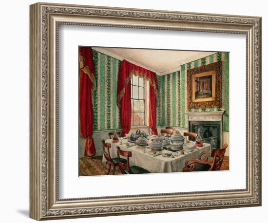 Our Dining Room at York, 1838-Mary Ellen Best-Framed Giclee Print