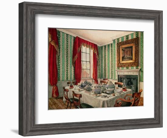 Our Dining Room at York, 1838-Mary Ellen Best-Framed Giclee Print