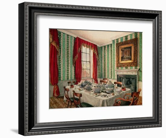 Our Dining Room at York, 1838-Mary Ellen Best-Framed Giclee Print