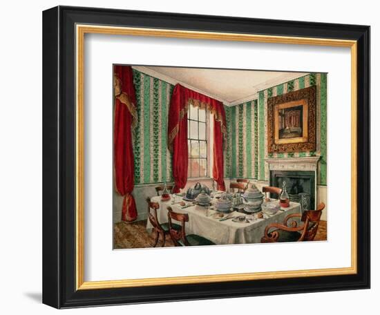 Our Dining Room at York, 1838-Mary Ellen Best-Framed Giclee Print