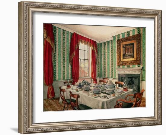 Our Dining Room at York, 1838-Mary Ellen Best-Framed Giclee Print