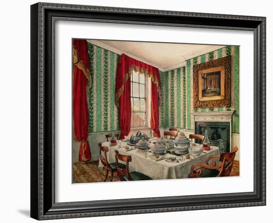 Our Dining Room at York, 1838-Mary Ellen Best-Framed Giclee Print