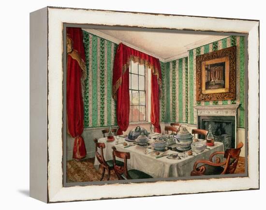 Our Dining Room at York, 1838-Mary Ellen Best-Framed Premier Image Canvas