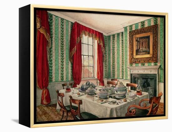 Our Dining Room at York, 1838-Mary Ellen Best-Framed Premier Image Canvas