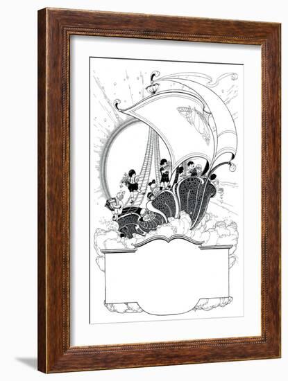 Our Easter Trip - Child Life-Charles A. Molitor-Framed Giclee Print