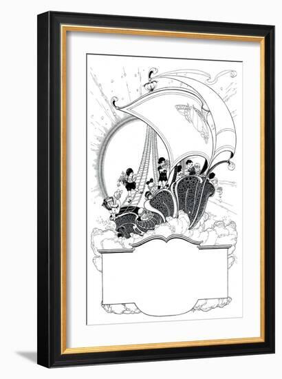 Our Easter Trip - Child Life-Charles A. Molitor-Framed Giclee Print