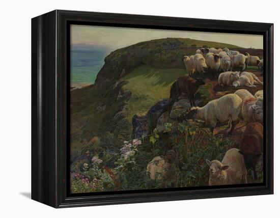 Our English Coasts, 1852 ('Strayed Sheep')-William Holman Hunt-Framed Premier Image Canvas