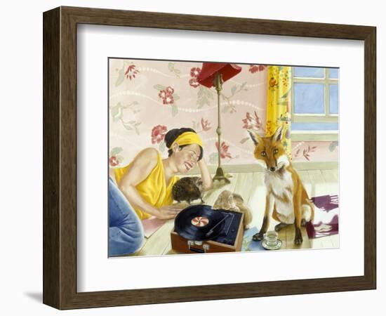 Our Fabulous Babysitter-Alix Soubiran-Hall-Framed Giclee Print