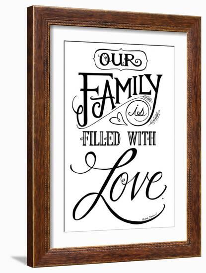 Our Family is Filled With Love-Deb Strain-Framed Art Print