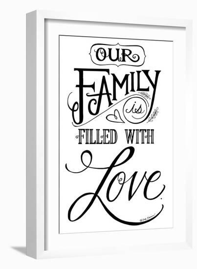Our Family is Filled With Love-Deb Strain-Framed Art Print