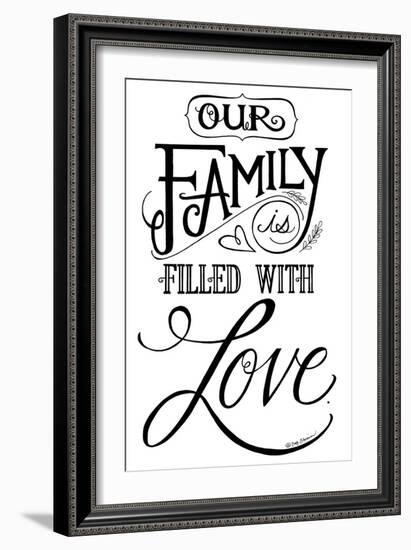 Our Family is Filled With Love-Deb Strain-Framed Art Print