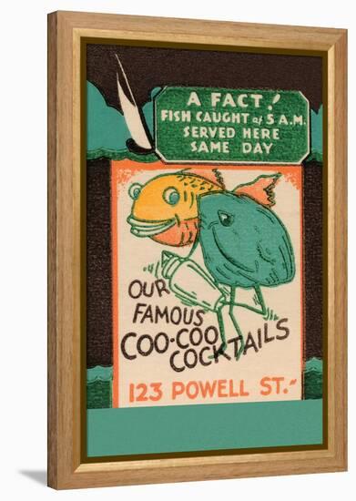 Our Famous Coo-Coo Cocktails-null-Framed Stretched Canvas