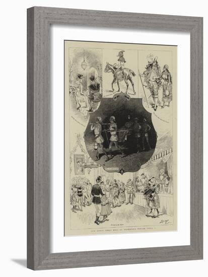 Our Fancy Dress Ball at Dharmsala, Punjab, India, I-Adrien Emmanuel Marie-Framed Giclee Print