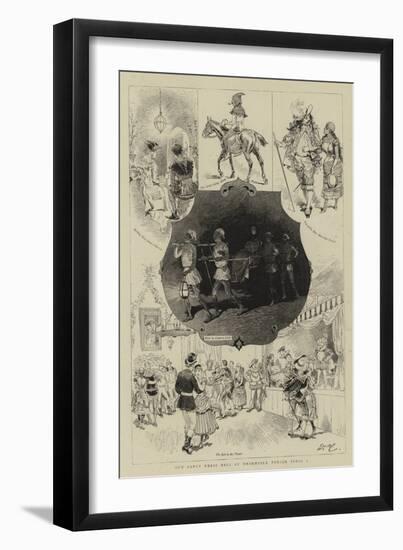 Our Fancy Dress Ball at Dharmsala, Punjab, India, I-Adrien Emmanuel Marie-Framed Giclee Print