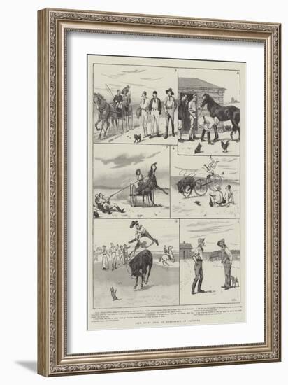 Our First Deal in Horseflesh in Manitoba-null-Framed Giclee Print