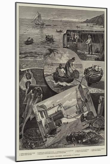 Our Fishing Industries, Crab-Catching in Cornwall-Percy Robert Craft-Mounted Giclee Print