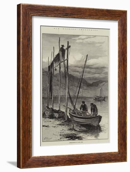 Our Fishing Industries, Herring-Boats on Loch Fyne-null-Framed Giclee Print