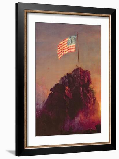 Our Flag, 1864-Frederic Edwin Church-Framed Giclee Print