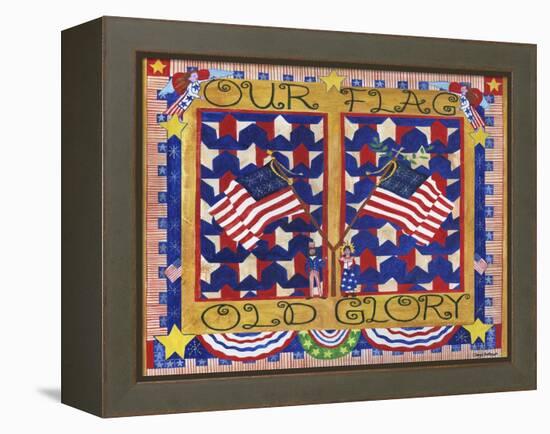 Our Flag Old Glory Cheryl Bartley-Cheryl Bartley-Framed Premier Image Canvas