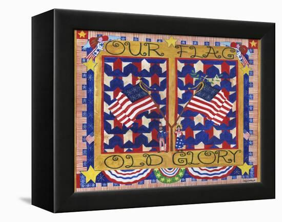 Our Flag Old Glory Cheryl Bartley-Cheryl Bartley-Framed Premier Image Canvas