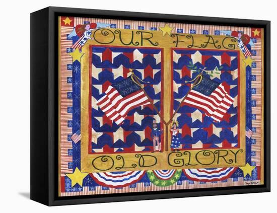 Our Flag Old Glory Cheryl Bartley-Cheryl Bartley-Framed Premier Image Canvas