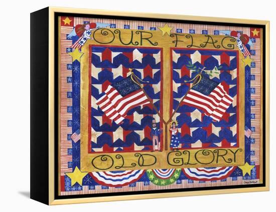 Our Flag Old Glory Cheryl Bartley-Cheryl Bartley-Framed Premier Image Canvas