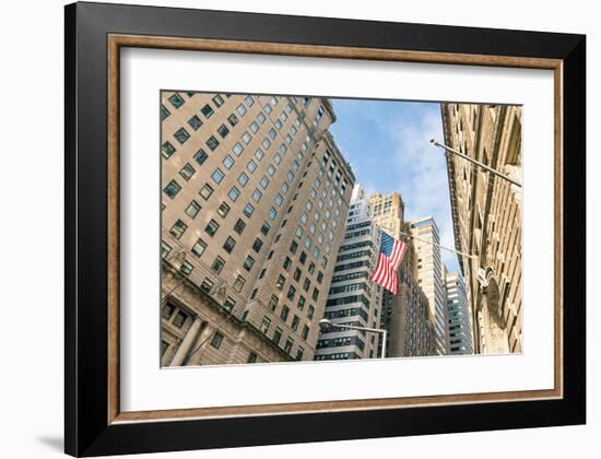 Our Flag Over Wall St.-null-Framed Art Print