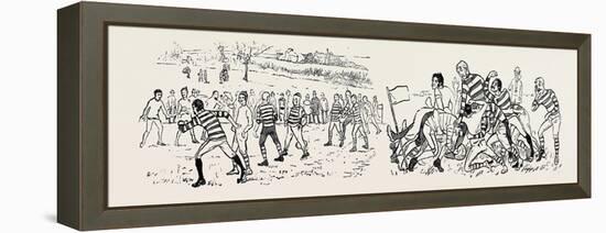 Our Great Football Match-null-Framed Premier Image Canvas