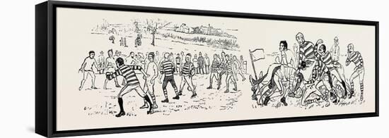Our Great Football Match-null-Framed Premier Image Canvas