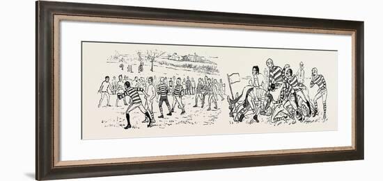 Our Great Football Match-null-Framed Giclee Print