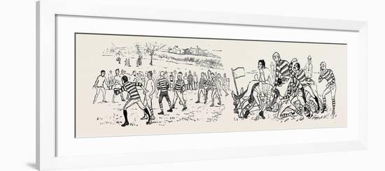 Our Great Football Match-null-Framed Giclee Print