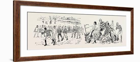 Our Great Football Match-null-Framed Giclee Print