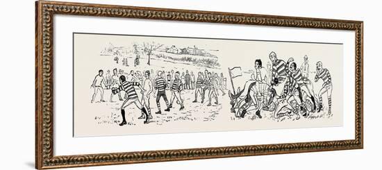 Our Great Football Match-null-Framed Giclee Print