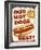 Our Hot Dogs Best-Retroplanet-Framed Giclee Print