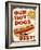 Our Hot Dogs Best-Retroplanet-Framed Giclee Print