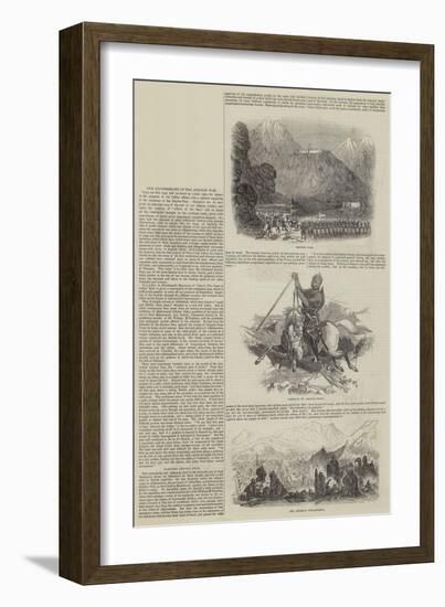 Our Illustrations of the Affghan War-null-Framed Giclee Print
