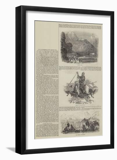 Our Illustrations of the Affghan War-null-Framed Giclee Print